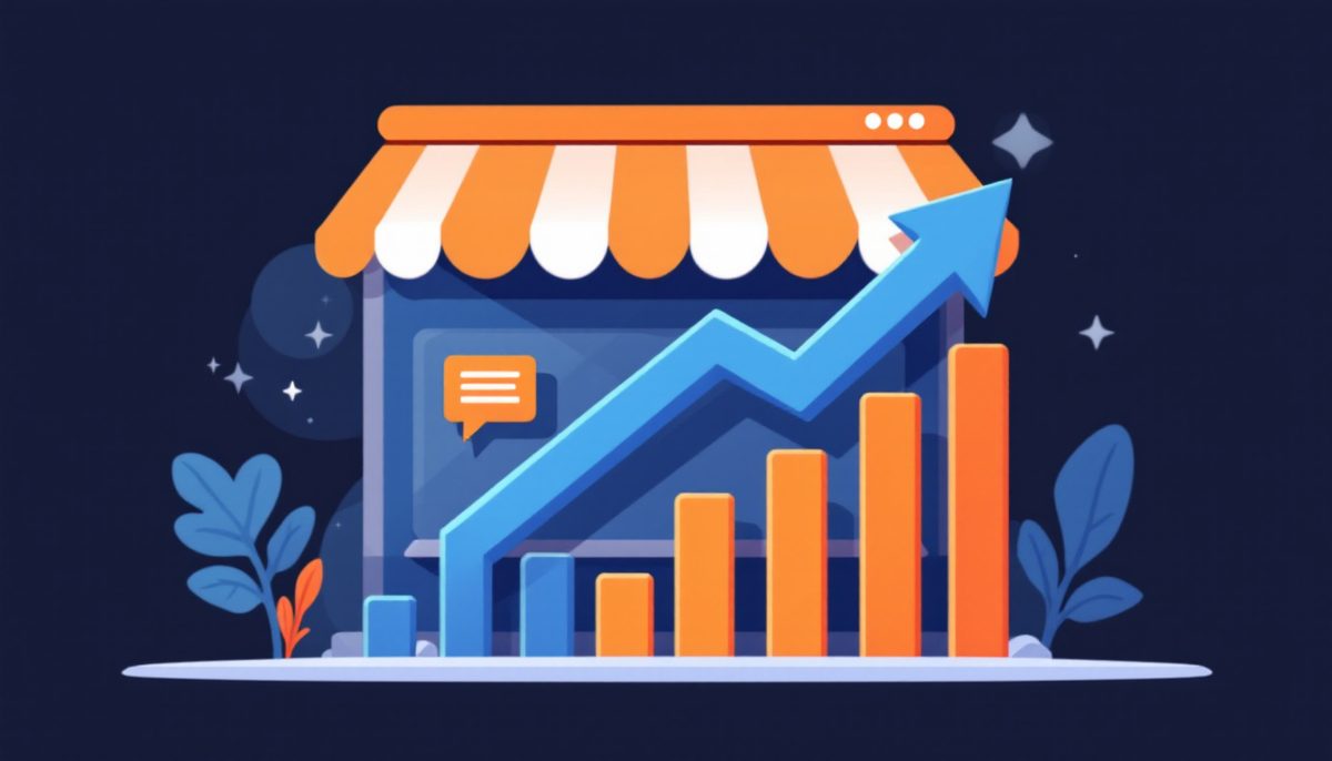 Ilustración editorial de Seonergy sobre cómo aumentar las ventas de tu tienda online: 12 técnicas