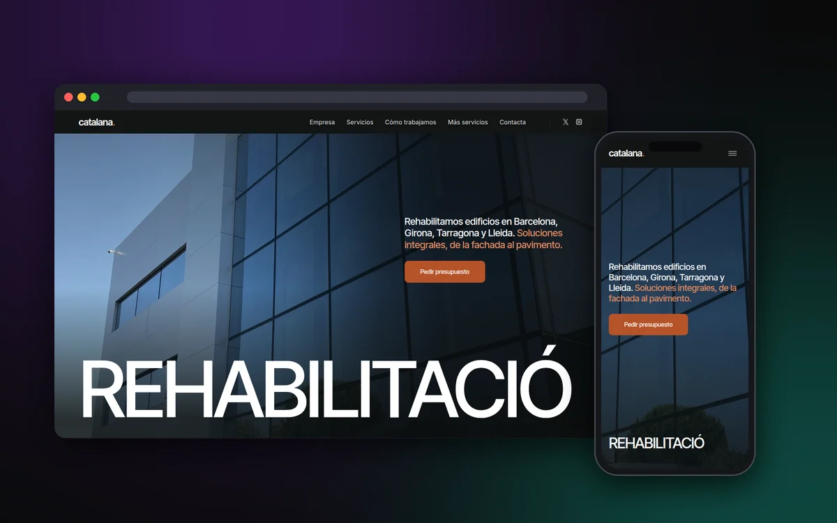 Web de Catalana de Rehabilitació